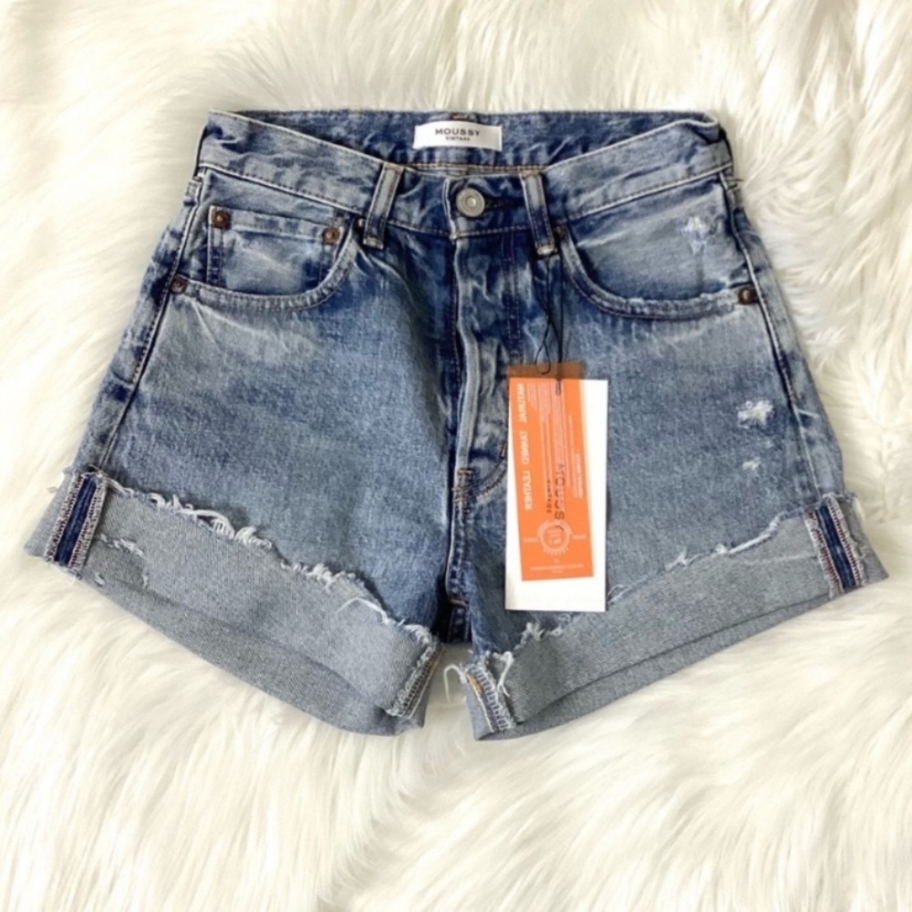 MOUSSY VINTAGE Upland Cut Off Shorts SIZE 23 NWT - Picture 5 of 14
